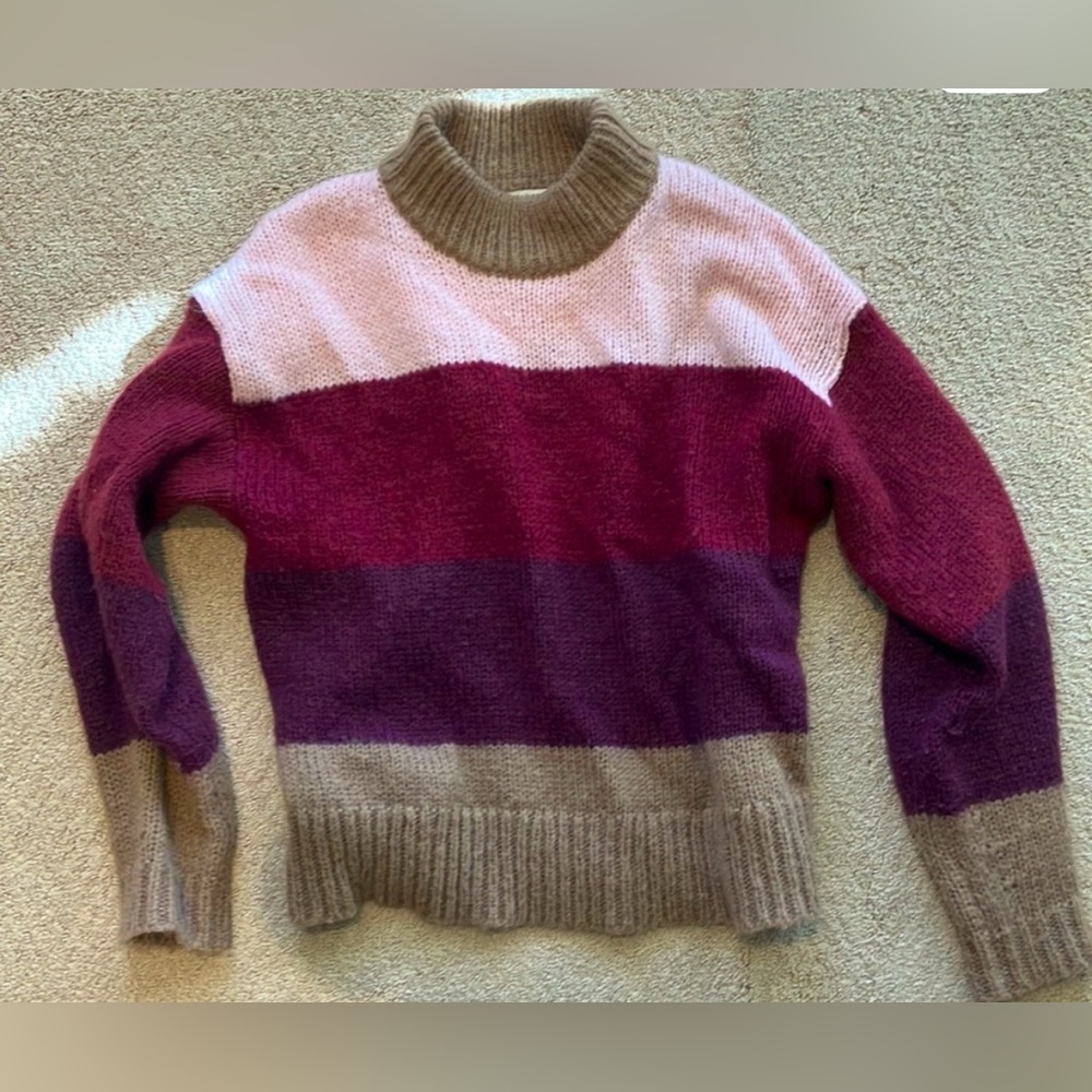 Rebecca Minkoff Multicolor Turtleneck Sweater